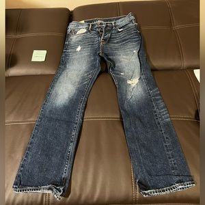 A&F Distressed Jeans